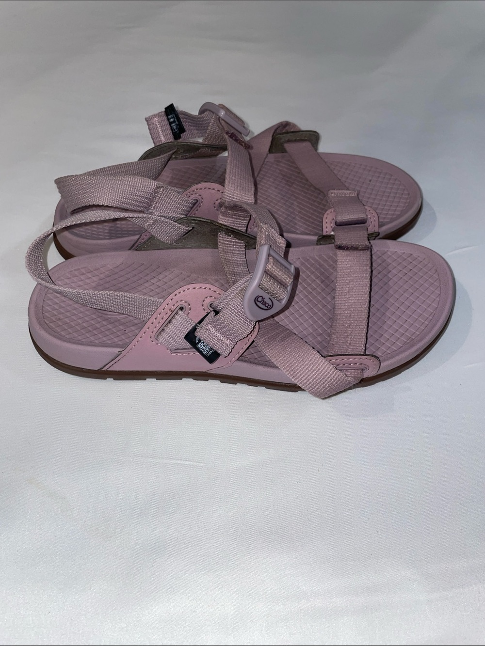 Chaco Women's Dusty Pink Strappy Outdoor Sandals. Size 5